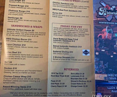 Brewster's Northwoods menu