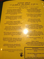 The Outpost Grille menu