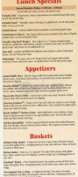 Friendly's menu