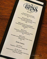 The Brass menu