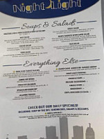 Night Light menu