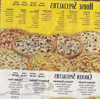 Godfather's Pizza menu