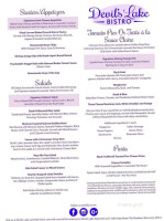Devil's Lake Lavender Bistro menu