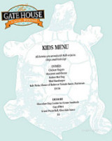 The Gate House menu