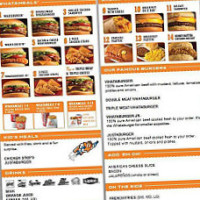 Whataburger menu