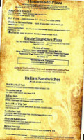 Ang-gio's menu