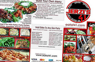 Jerzi's 41 And Grill menu