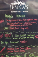 Jenna's Market menu