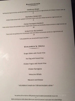 Steakhouse Watering Hole menu
