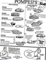 Pompeii's menu