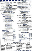 Coopersville Creamery menu