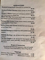 Black Bull Bbq Grill menu