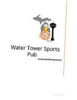 Water Tower Sports Pub menu