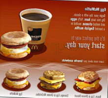 Mcdonald's menu