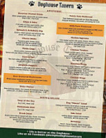 Doghouse Tavern menu