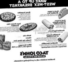 Taco John's menu