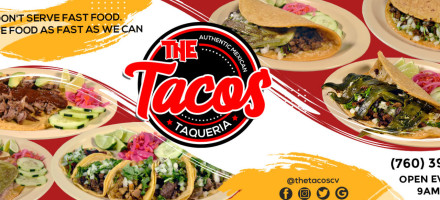 The Tacos Taqueria food
