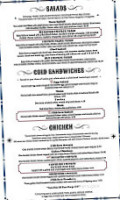 Valentino's menu