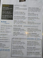 The Good Life Cafe menu