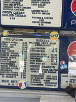 Black Bear Drive Inn menu