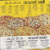 Domino's Pizza menu