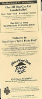 Pizza Ranch menu