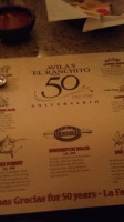 Avila's El Ranchito Seal Beach menu