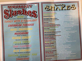Spencer's Dairy Kream menu