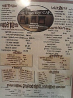 Pope Country Cafe menu