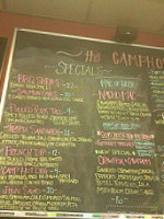 The Camphouse menu