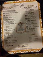 Sumner Grill menu