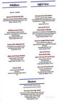 Seven Springs Winery menu