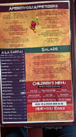 Andale Amigo menu