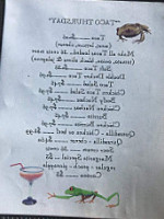 Frog Pond menu