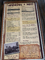 Old Memories Cafe menu