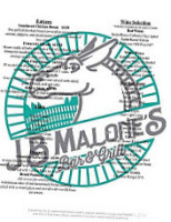 Jb Malone's And Grill menu