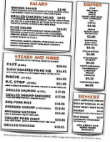 The Railyard Steakhouse menu