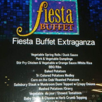 Fiesta Buffet menu