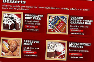 Kfc menu