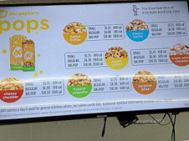 Dippin' Dots menu