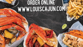 Louis' Cajun Seafood food