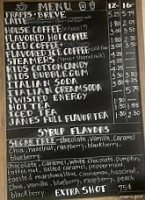 Janes Coffee House menu