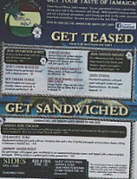 The Jerk Shack menu