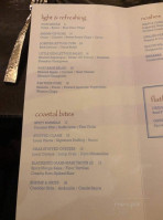 Sandpiper Coastal Grill menu