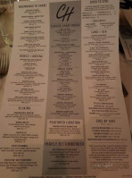 Chart House At The Golden Nugget Casino menu