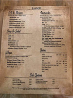 Red Lodge Cafe menu