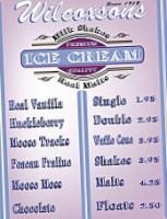 The Old Bull Pen menu