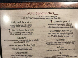 M&j Of Greer menu