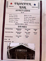 The Frontier Grill menu