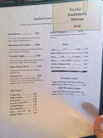 Whistle Stop Cafe menu